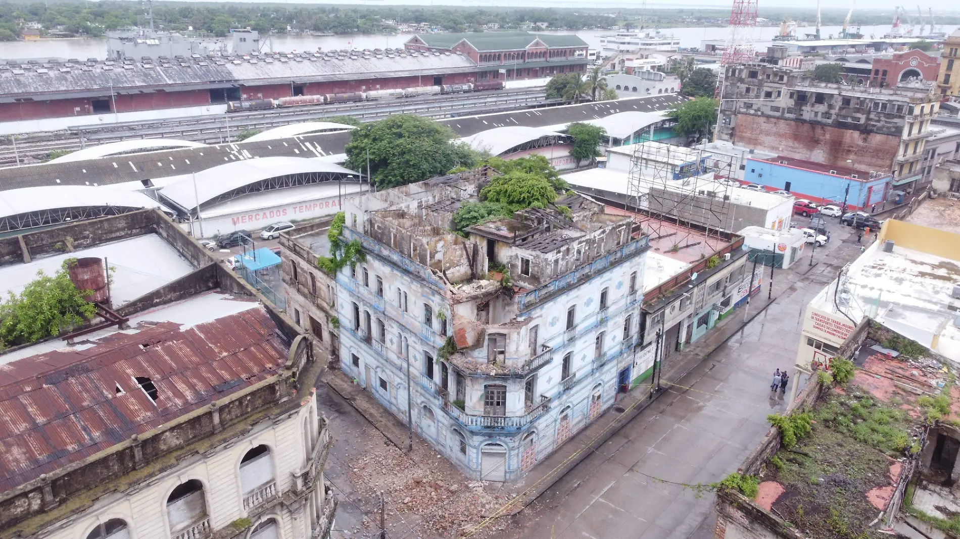 Edificio Maza, el inmueble con valor cultural que se desmorona en Tampico